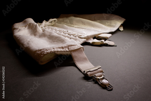 vintage lingerie girdle stockings nylons