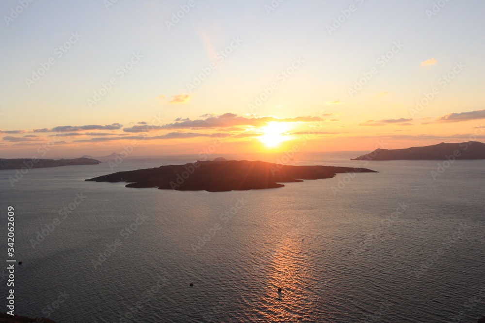 Fototapeta premium sunset over the sea