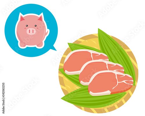 豚肉　豚ロース　厚切り　