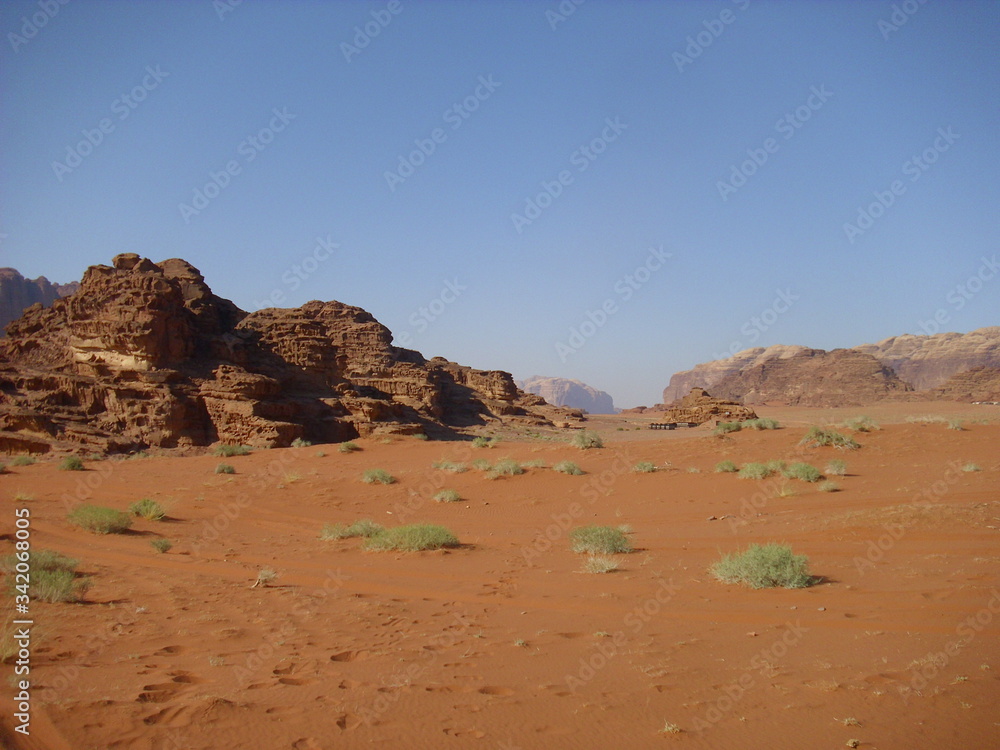 desert  table mountains  sand   wasteland