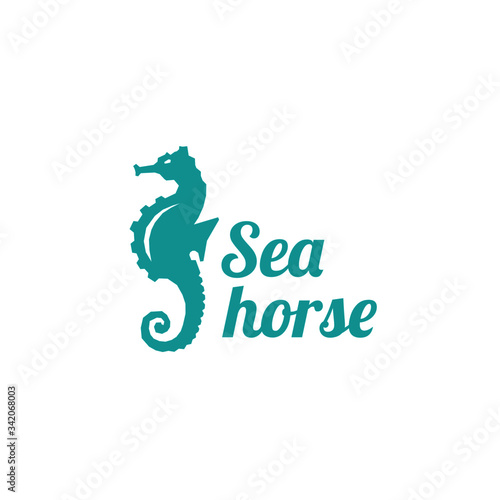 Sea horse logo