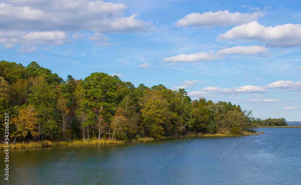 Early autumn along the banks of the Chesapeake Bay Early autumn along the banks of the Chesapeake Bay