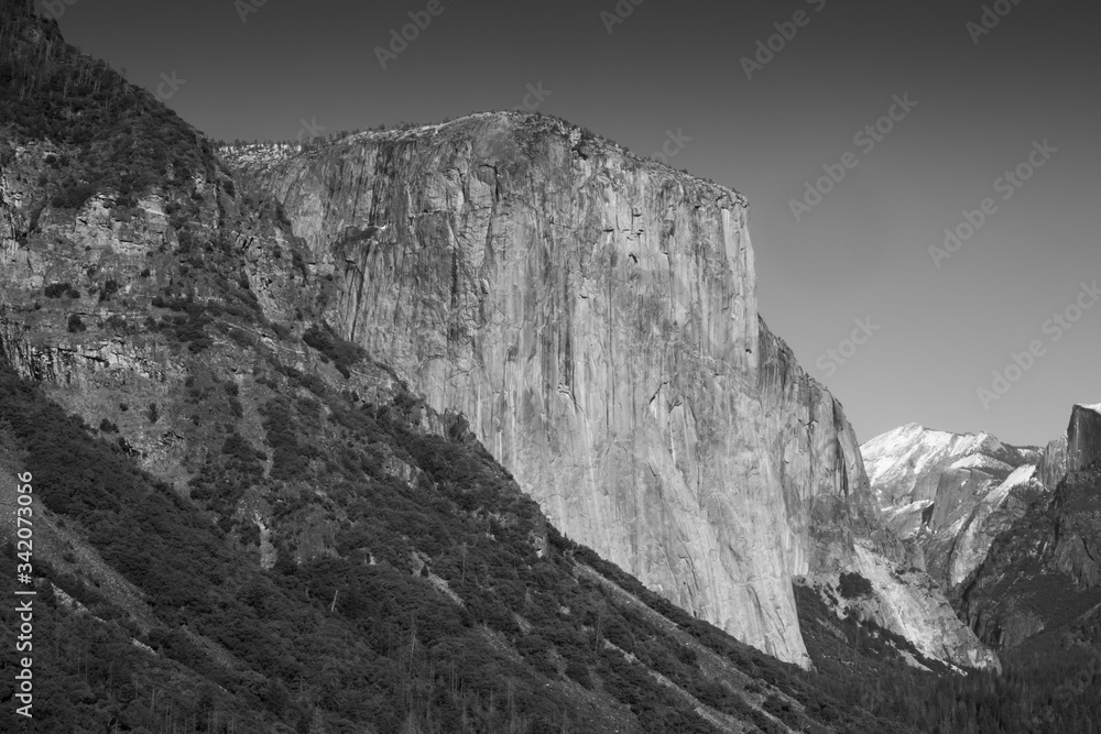 Mountain in  Black and White