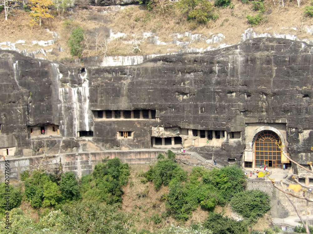 World Heritage site - Ajanta Buddhist caves in India