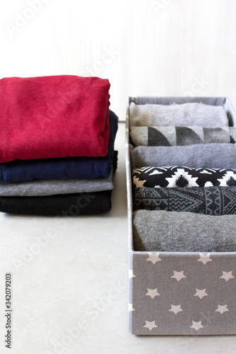 home organization order clothes storage
