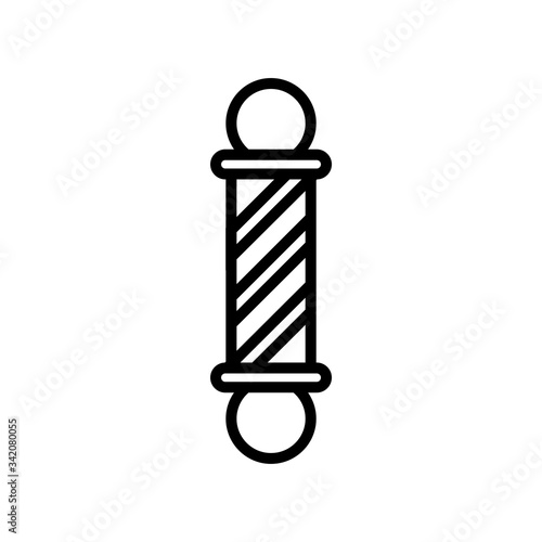barber pool icon vector template
