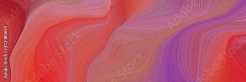 background elegant graphic with indian red, mulberry and firebrick color. modern soft swirl waves background design