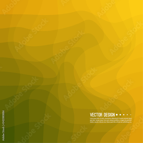 Distorted wave colorful texture. Abstract dynamical rippled surface. Vector stripe deformation background. Transition and gradation of color.