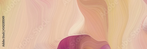 elegant graphic with waves. abstract waves design with burly wood, moderate pink and rosy brown color