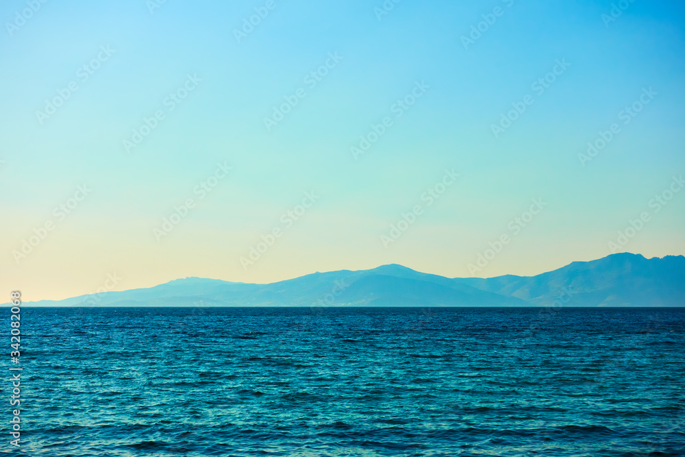 Aegean Sea and Tinos island