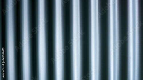 Metallic shiny background, corrugated iron, detailed close-up 