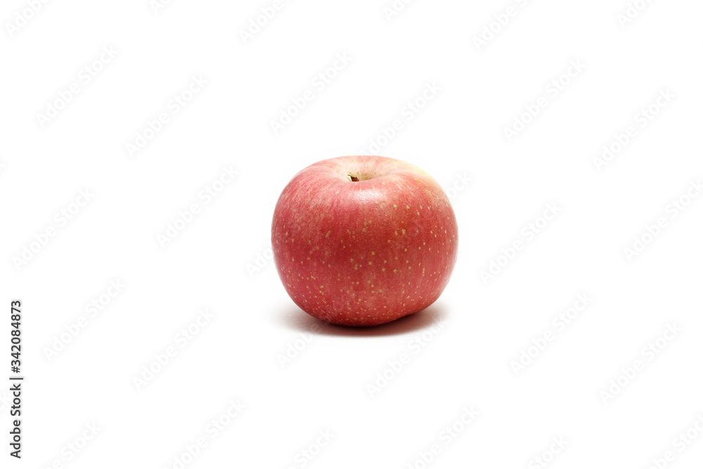 An apple isolated on white background, perfect for breakfasting during ramadan An apple isolated on white background, perfect for breakfasting during ramadan