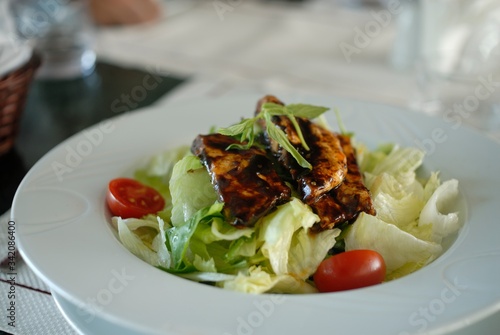 Salat mit Balsamic Essig