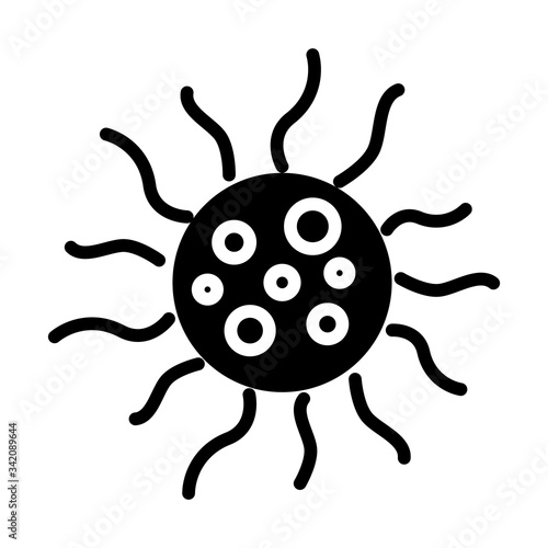 spore bacterium silhouette style icon