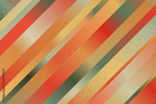 Green, yellow and red stripes vector background.