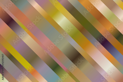 Orange  yellow  green and grey stripes and lines abstract vector background. Simple pattern.