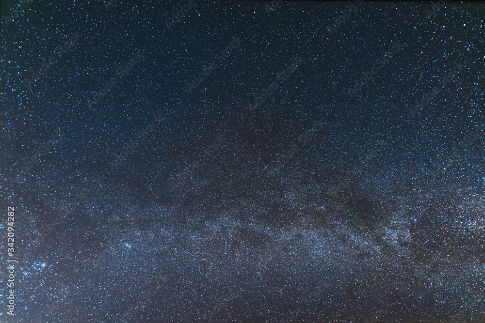 Obraz premium Clear calm night. Milky Way across the sky.