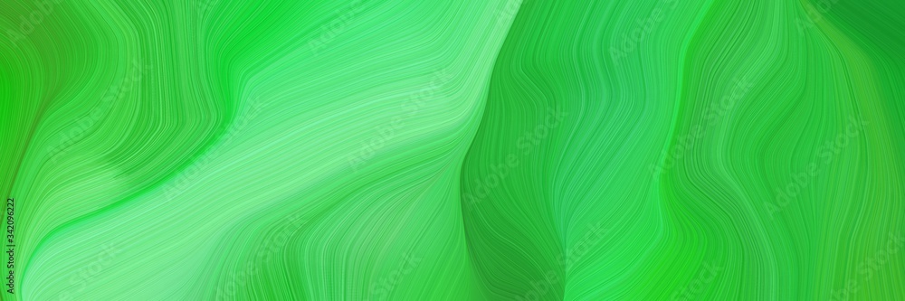 smooth dynamic elegant graphic. modern waves background design with lime green, light green and pastel green color