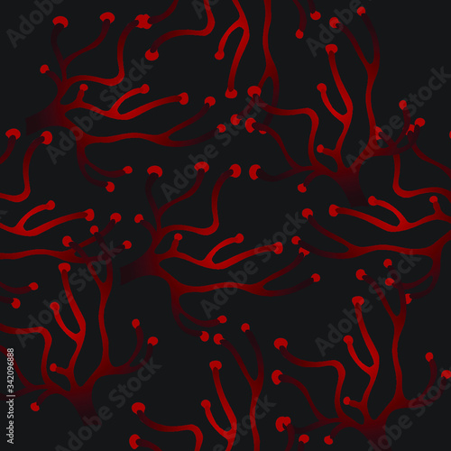 Abstract vector cells illustration