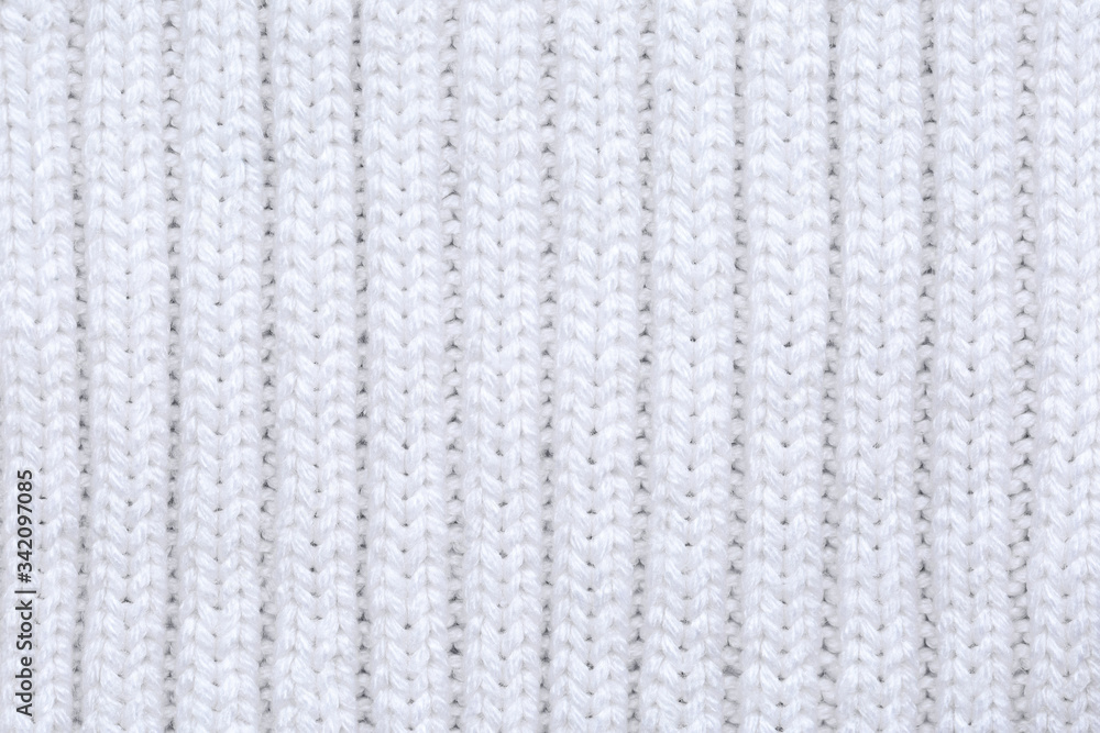 White knitted texture and background. White knitted texture and background.