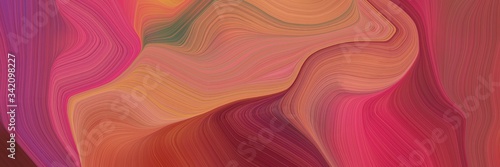 smooth elegant graphic background with moderate red, peru and indian red color. modern soft curvy waves background illustration