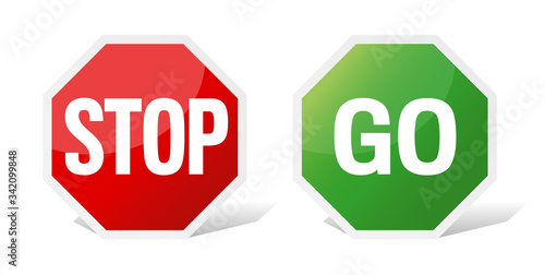 Stop and Go sign