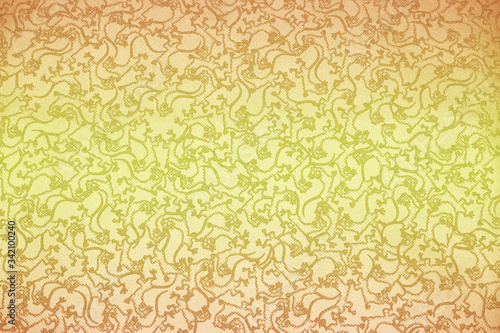 Yellow orange background with color gradient and abstract pattern