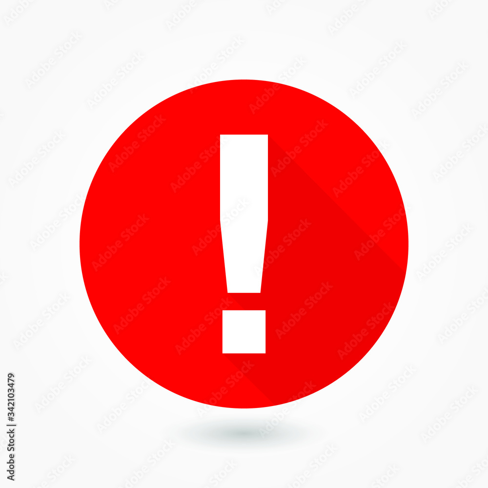 Attention caution sign icon. Exclamation mark. Hazard warning symbol. Flat design button. Warning stamp. Error. Alert icon. Danger. Prompt. Problem sign. Beware information. Important icon. Attention caution sign icon. Exclamation mark. Hazard warning symbol. Flat design button. Warning stamp. Error. Alert icon. Danger. Prompt. Problem sign. Beware information. Important icon.