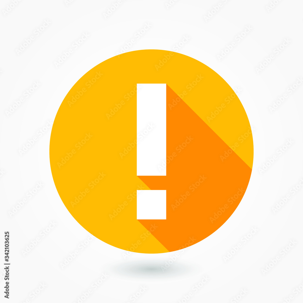Attention caution sign icon. Exclamation mark. Hazard warning symbol. Flat design button. Warning stamp. Error. Alert icon. Danger. Prompt. Problem sign. Beware information. Important icon. Attention caution sign icon. Exclamation mark. Hazard warning symbol. Flat design button. Warning stamp. Error. Alert icon. Danger. Prompt. Problem sign. Beware information. Important icon.