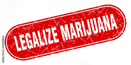 legalize marijuana sign. legalize marijuana grunge red stamp. Label
