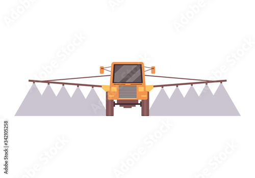 Fertilizer speaderr or irrigation machine from farm industry