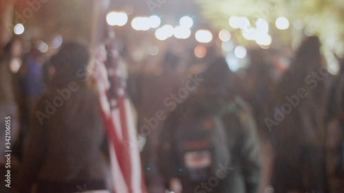 Occupy Portland Protest Protesters 99% March Police Swat Signs Political 1%