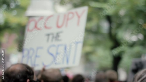 Occupy Portland Protest Protesters 99% March Police Swat Signs Political 1%