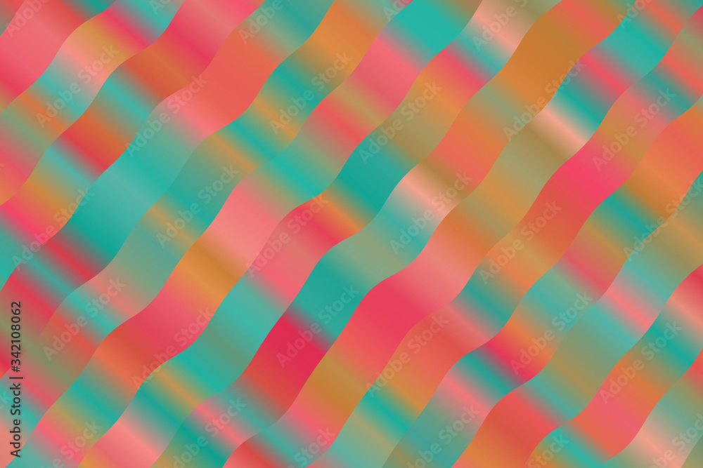 Red, yellow and blue waves vector background. Red, yellow and blue waves vector background.