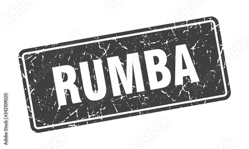 rumba stamp. rumba vintage black label. Sign