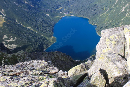 Tatras Poland. View from the top of the mountain