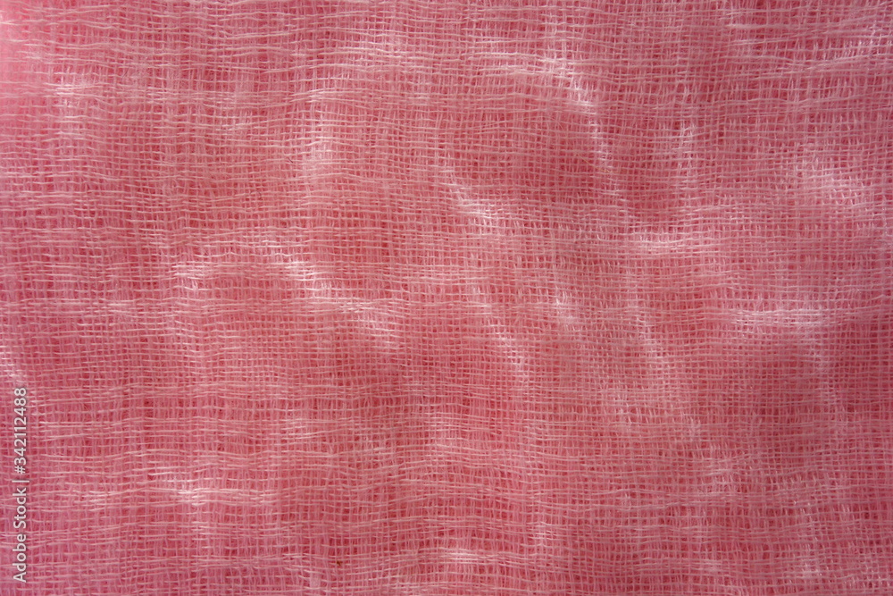 Fototapeta premium Pink and light abstract pattern textile background