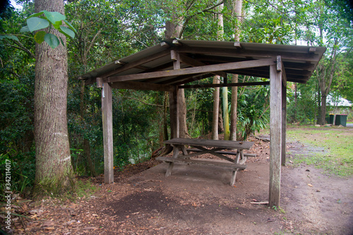 GOLD COAST, AUSTRALIA - January 20, 2020: Rest Spot around Uki nearby Gold Coast, Australia. Australia is a continent located in the south part of the earth.