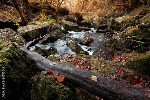 Cascade automne Huelgoat