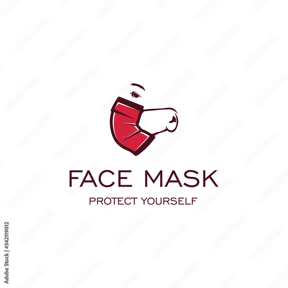 Mask a medical logo design. Awesome modern mask medical logo. A mask medical with logotype. Mask a medical logo design. Awesome modern mask medical logo. A mask medical with logotype.