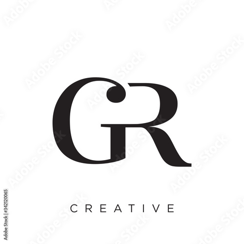gr company logo design