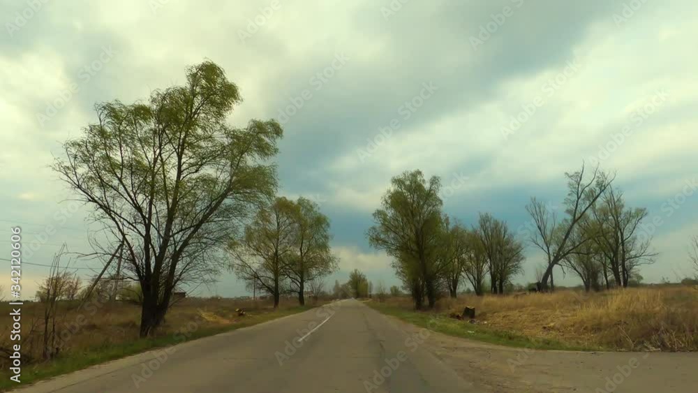 Timelapse lapse speed POV vehicle drive, one way countryside asphalt road, car travel gopro point of view Timelapse lapse speed POV vehicle drive, one way countryside asphalt road, car travel gopro point of view