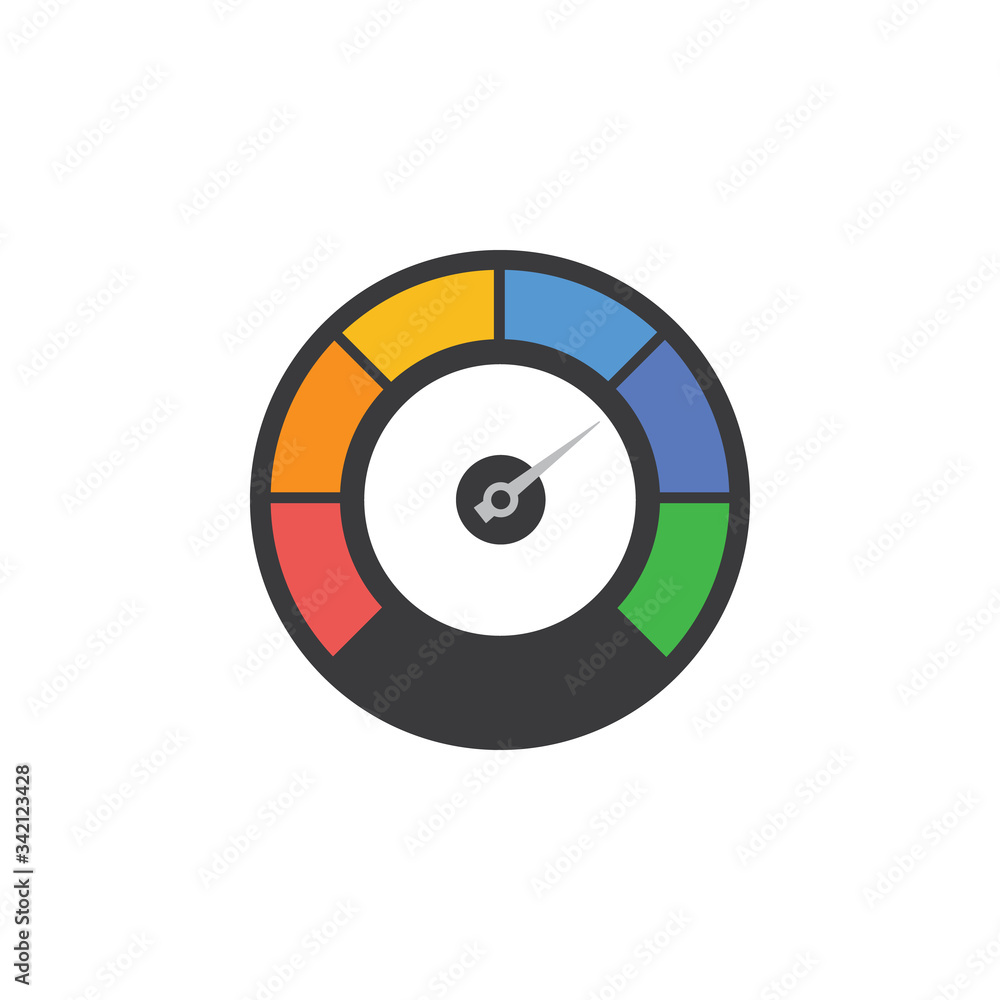 Speedometer for car tachometer gauge cartoon icon, vector illustration isolated. Speedometer for car tachometer gauge cartoon icon, vector illustration isolated.