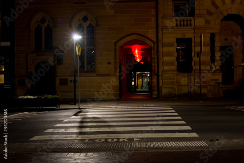 Canvas Print SYDNEY, AUSTRALIA - February 2, 2020: Street View of The Rocks area located in Sydney, NSW, Australia