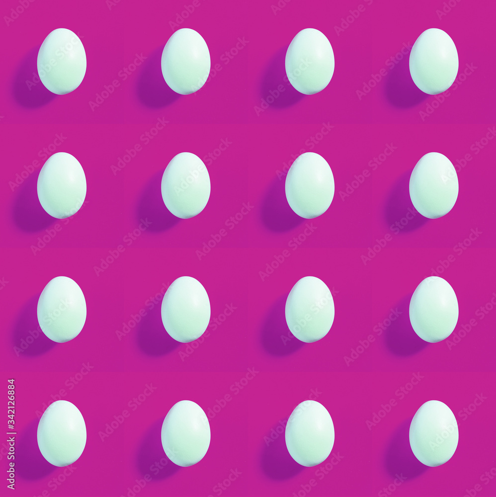 White eggs isolated on color background. Concept photo White eggs isolated on color background. Concept photo