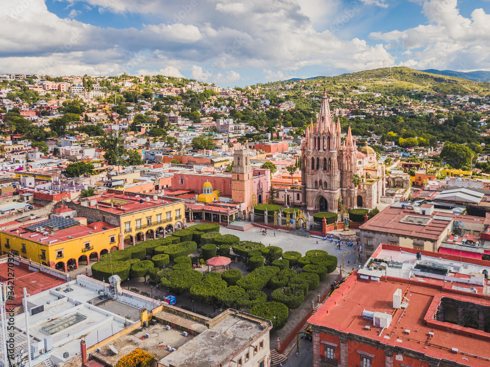 Fototapeta premium Katedra San Miguel de Allende