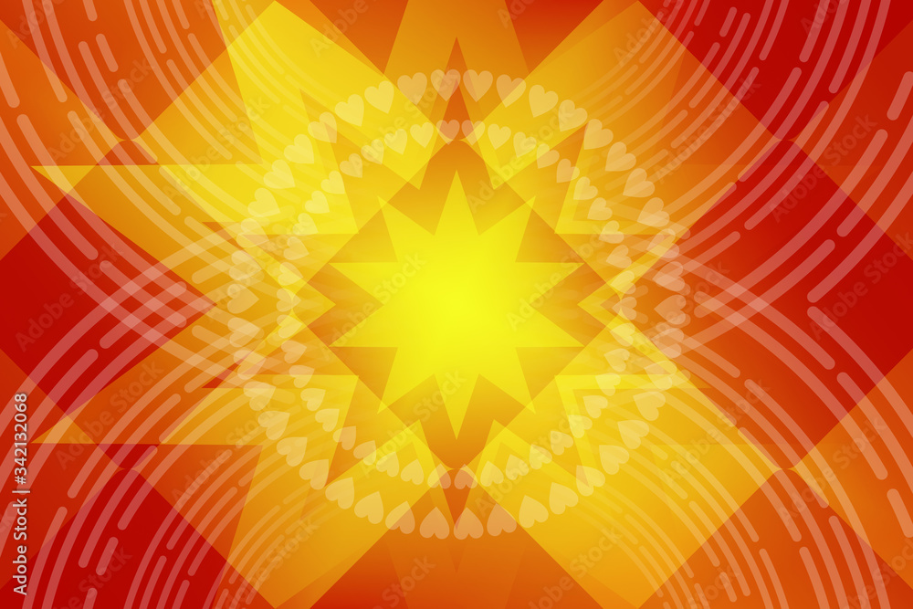 Fototapeta premium abstract, orange, illustration, wallpaper, design, yellow, light, graphic, red, business, colorful, texture, blue, bright, pattern, digital, white, wave, backdrop, color, art, green, sun, arrow, tech