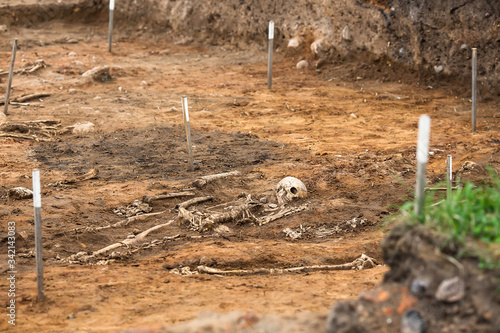 Obraz na plátně Archaeological excavations