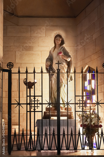 Mary of Nazareth, statue of Israel