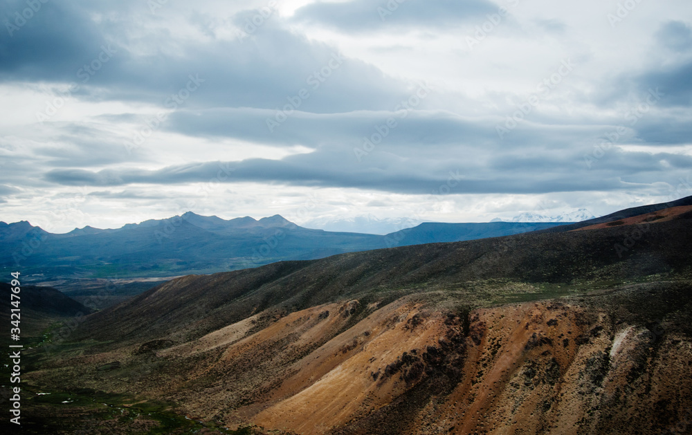 mountain landscape of Colca Canyon, Peru, South America mountain landscape of Colca Canyon, Peru, South America
